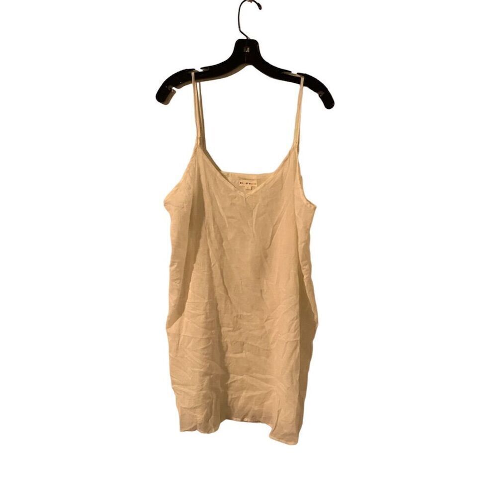 Roller Rabbit Women's Beige V-Neck Sleeveless Slip Dress Casual XL